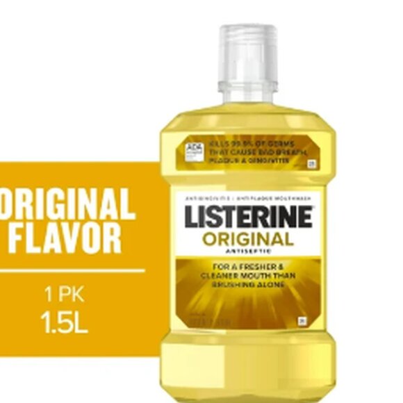 Listerine Original Antiseptic Mouthwash 50.7 Fl Oz - Family Jumbo Size (NEW) - Picture 1 of 2